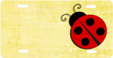 Lady Bug License Plate