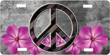 Peace License Plate