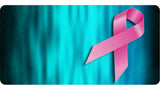 Pink Ribbon License Plate